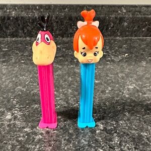 PEZ Flintstones Dino and Pebbles Vintage